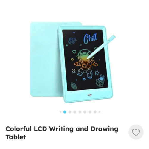 Colorful LCD Writing and Drawing Tablet - Little Learners Toys
