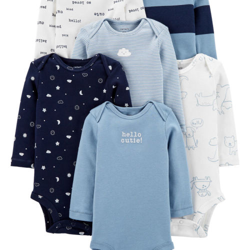 6-Pack Long-Sleeve Original Bodysuits | oshkosh.com