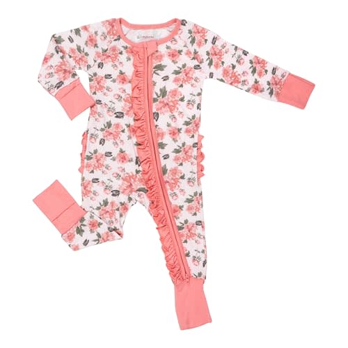 LollyBanks Baby Pajamas, 2-Way Zipper Infant Romper, 95% Viscose Made from Bamboo and 5% Spandex, Baby Sleepers