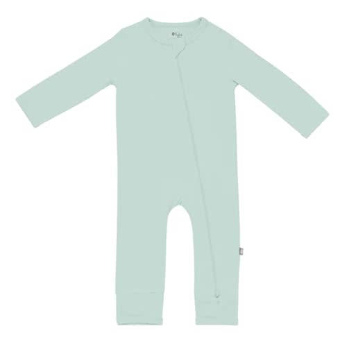 KYTE BABY Unisex Rayon Made From Bamboo Zippered Rompers 0-24 Months
