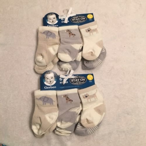 New gerber baby socks bundle