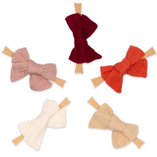 Baby Bows and Headbands | Maple Set - 5 Pack | Parker Baby Co.