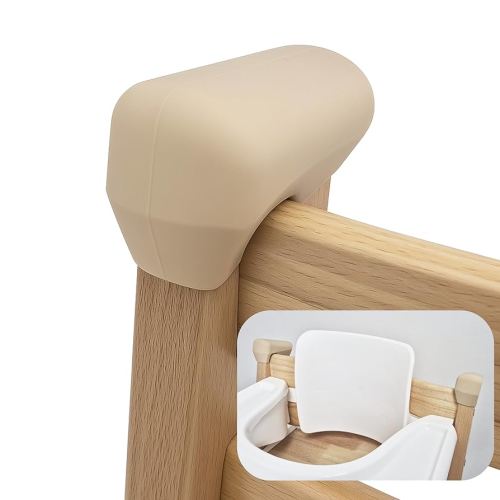 EAZYUP Silicone Head Protector (Set of 2) for Stokke Tripp Trapp – Soft Baby Safety Cushion, Shock-Absorbing Infant Headrest