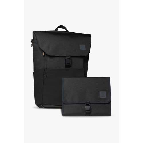 Diaper Backpack & Changing Wallet Bundle / Mid(dle of the)night Black