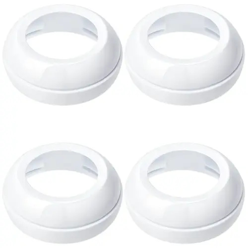 Premium Replacement Baby Bottle Nipple Rings for Philips Avent Bottle, Compatible Screw Bottle Collars for Avent Natural Plastic and Glass Bottles, BPA-Free, Secure Latch, Baby-Safe, 4-Pack
