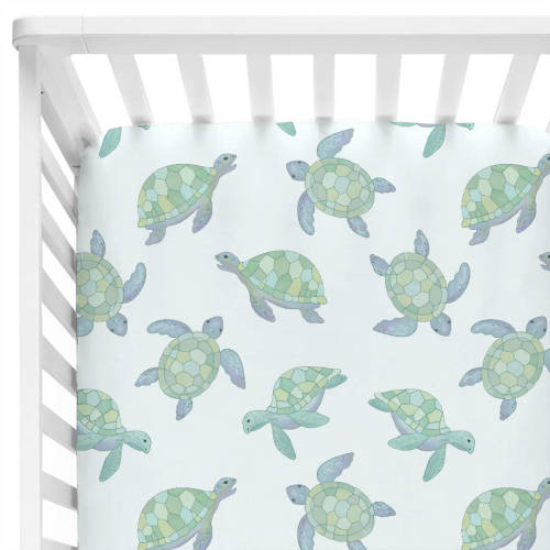 Totally Turtles Crib Sheet