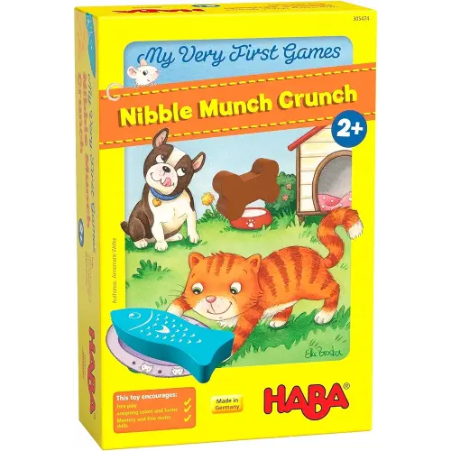 HABA My Very First Games: A Memory & Matching Game for Toddlers Ages 2+, Nibble Nibble Munch Crunch, Preschool Learning Activities, Made in Germany