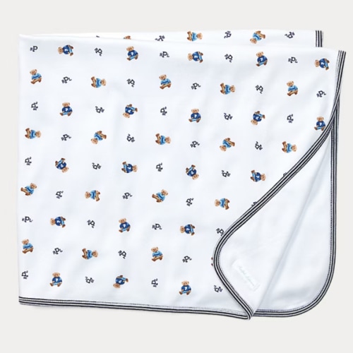 Polo Bear Cotton Blanket