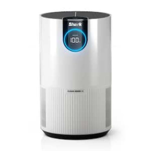 True Console 500 sq. ft. HEPA Filter Air Purifier and Cleaner in Whites with Nanoseal, Cleansense IQ and Odor Lock