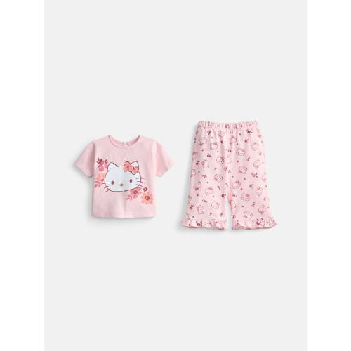 Hello Kitty Baby Girls Graphic Tee and Pants Set, 2-Piece, Sizes 0M-24M