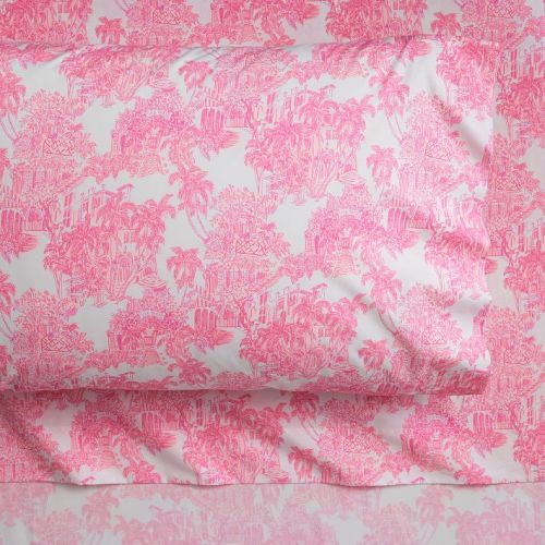Lilly Pulitzer Toile Organic Sheet Set