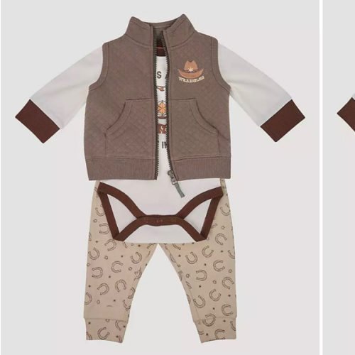 Wrangler Baby Sherpa Vest Set | SALE | Wrangler®