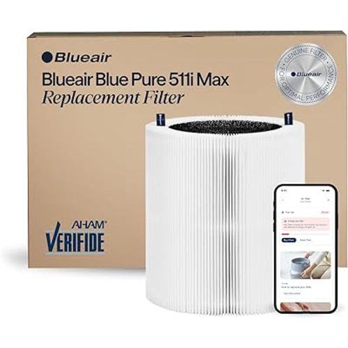 Blueair Blue Pure 511i Max Genuine Replacement Filter, Fits Blue Pure 511i Max Air Purifier