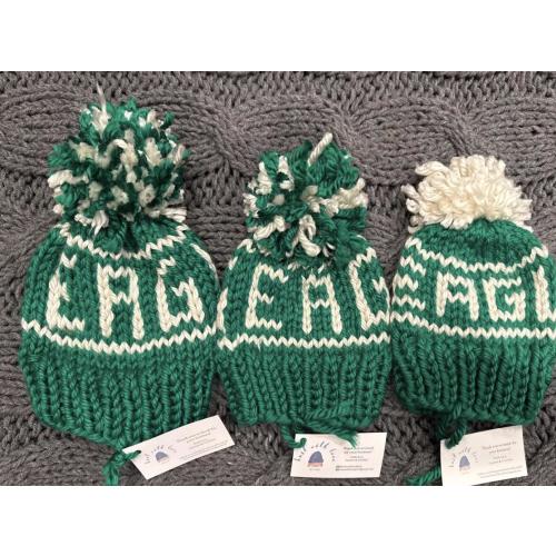 Eagles Custom Knit Hat - Kelly Green