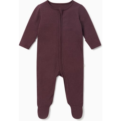 Ribbed Two Way Zip-Up Sleepsuit, 6-9M UK