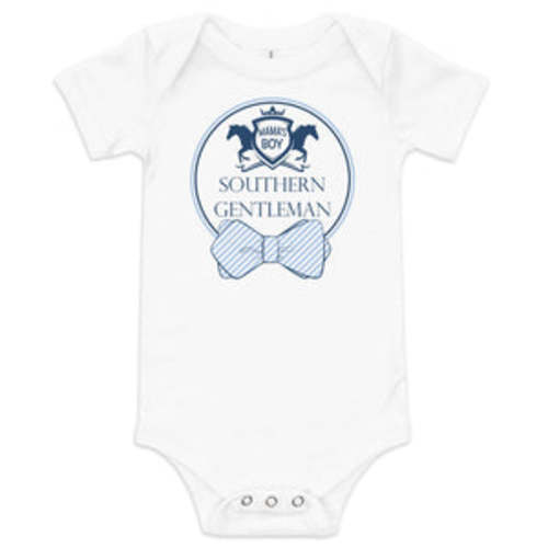 Southern Gentleman Onesie: Adorable Baby Boy Gift – Little Hometown
