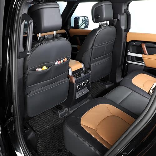 TAIKOO Seat Back Protector,Shields Seat Backs From Kicks and Adds Storage