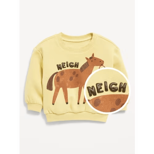 Printed Crew-Neck Sweatshirt for Baby | Old Navy