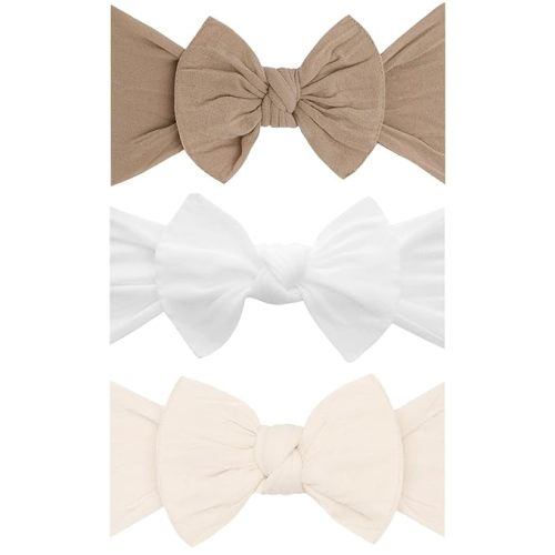 Baby Bling 3PK CLASSIC KNOT: oak + white + oatmeal