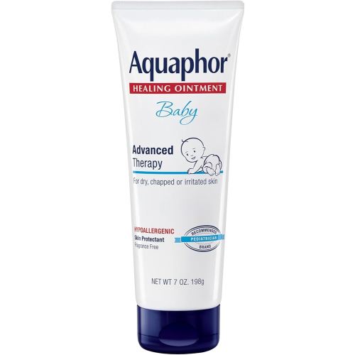Amazon.com: Aquaphor Baby Healing Ointment Advanced Therapy Skin Protectant, Dry Skin and Diaper Rash Ointment, 7 Oz Tube : Baby