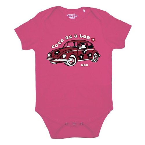 Youth GARB pnk Washington State Cougars Infant S/S Bodysuit Flex Graphics