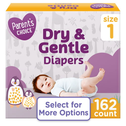 Parent's Choice Dry & Gentle Diapers (Select for More Options)