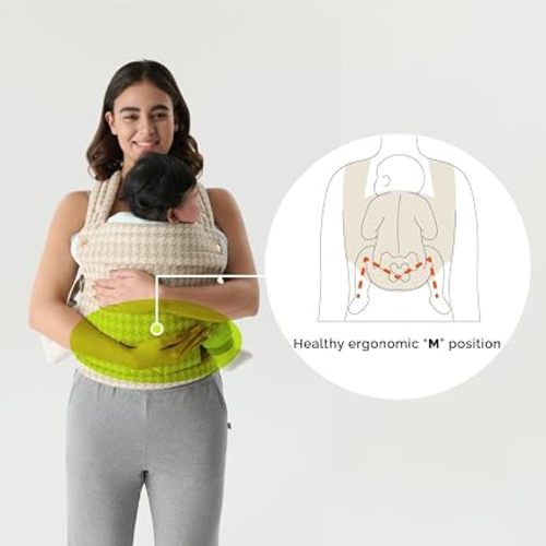 NEST BLANCHE Ergonomic Baby Carrier, Newborn to Toddler — Houndstooth