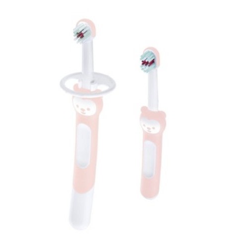MAM Learn to Brush Toothbrush Extra Soft - 2pk - Girl