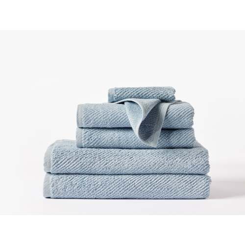 Air Weight® Organic Towels | Stone Blue