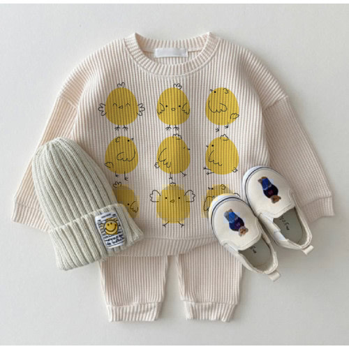 Baby Waffle Lovely Chicks Egg 2-piece Set