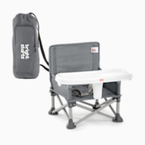Bright Starts Pop 'N Sit Portable Booster - Grey