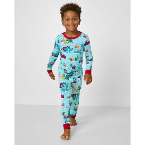 Christmas Village Two-Piece Pajama Set | Little Sleepies