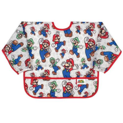 Buy Bumkins Sleeved Bib: Super Mario™ Classic Online Today - Happy Mango