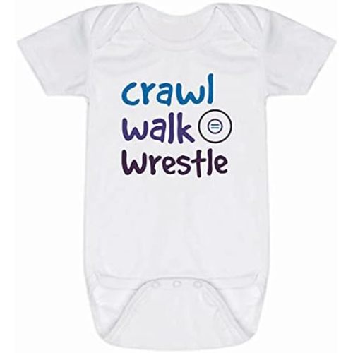 ChalkTalkSPORTS Wrestling Baby Bodysuit - Infant One Piece - Snap Closure