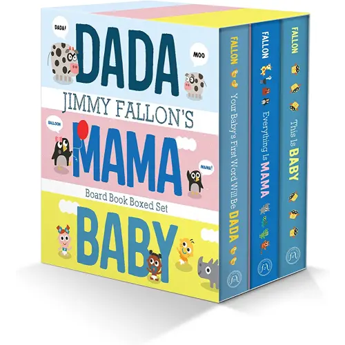 Jimmy Fallon's DADA, MAMA, and BABY Board Book Boxed Set