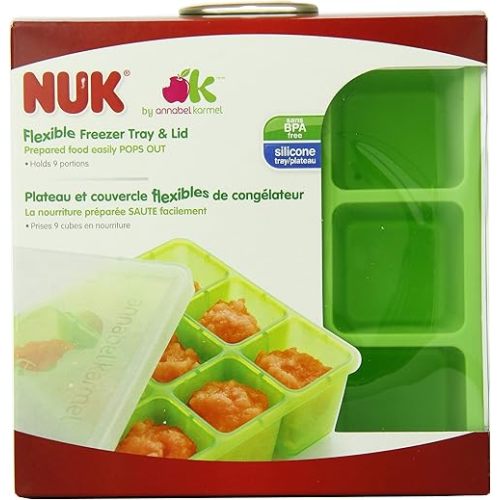 NUK Homemade Baby Food Flexible Freezer Tray and Lid Set