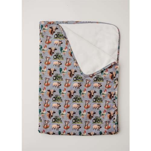 Down on the Farm | Plush Swaddle Blanket
