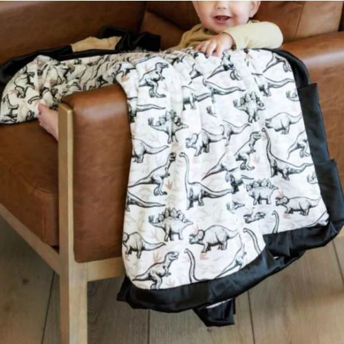 Big Dino Plush Blanket | Minky Couture