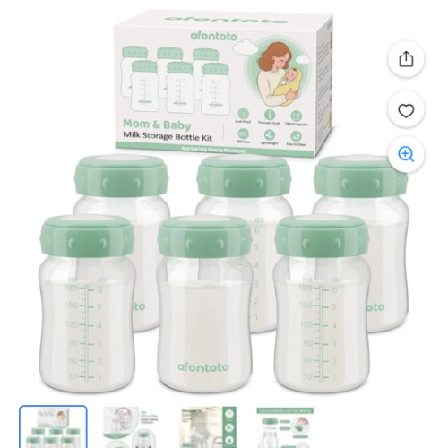 6PCS Breastmilk Storage Bottle Compatible with Momcozy Breastmilk Cooler 22oz, Breast Milk Containers for Fridge, Wide-Neck Baby Bottles for Pumping Fit Spectra S1/S2/SG/9Plus /Motif Luna Pumps,Green - Walmart.com
