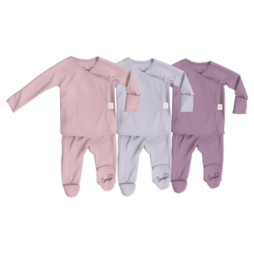 Footie - Peony – Bonsie Skin to Skin Babywear