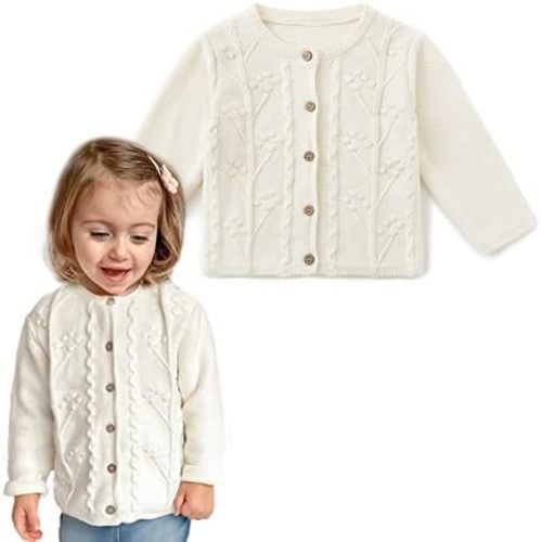 Simplee kids Baby Girls' Fall Winter Cardigan Sweaters Coats Outfits for Toddlers