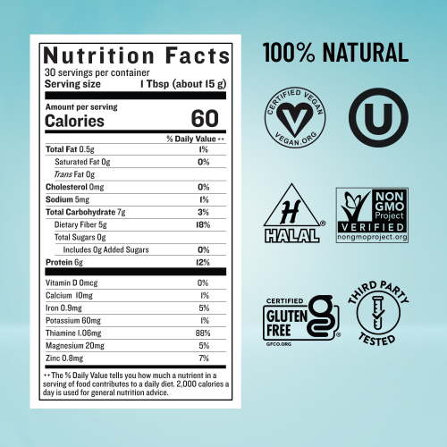 Legendairy Milk Brewer's Yeast Powder Supplement for Lactation, 16 oz, Supports Breastfeeding, Protein & Fiber Rich