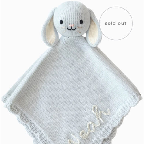 Baby bunny lovey – cuddle+kind