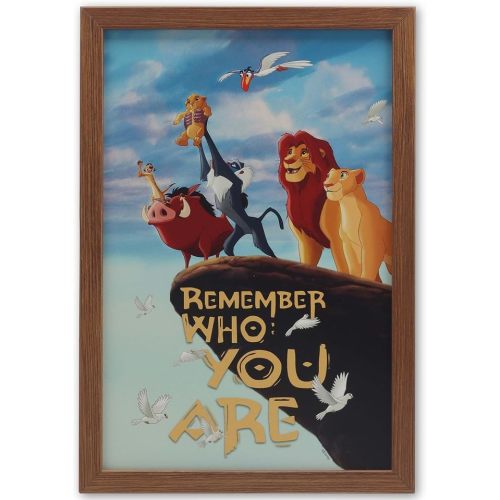 Disney The Lion King Remember Who You Are Framed Wood Wall Decor