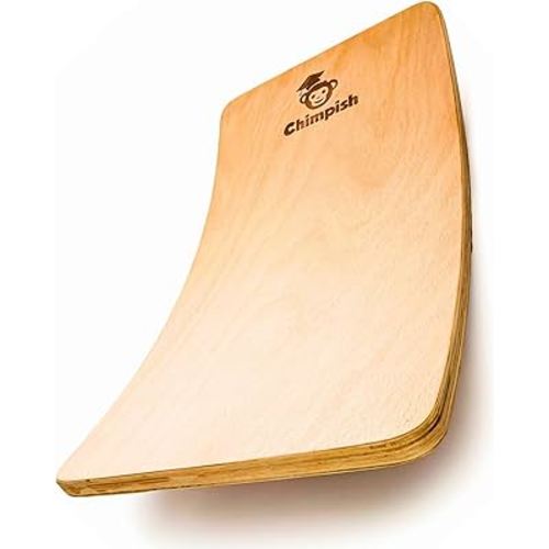 Toddler Balance Board - Wobble Board Toddler, Wooden Wobble Balance Board, Kids Wobble Board, Baby Balance Board (Small (17"))
