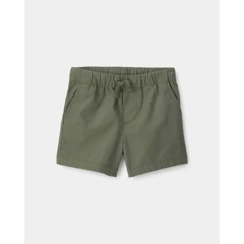 Baby Boy Canvas Shorts - Green | Carter's