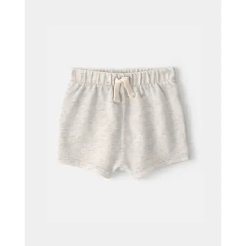 Baby Drawstring Shorts - Grey | Carter's