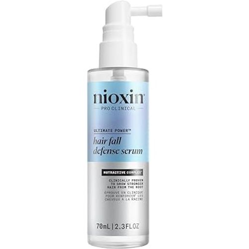 Nioxin Hair Fall Defense Intensive Daily Leave-In Hair Treatment | With Niacinamide, Caffeine, Lauric Acid, and Sandalore | For Thicker, Stronger Hair | 2.3 Fl Oz.