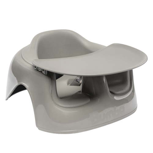 Bumbo Plastic Floor Seat Lite Baby Chair with Removable Tray for 3-12 Months, Breige