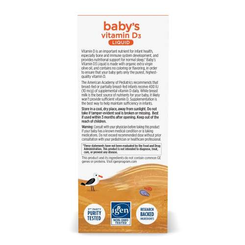 Baby's Vitamin D3 Liquid | Nordic Naturals